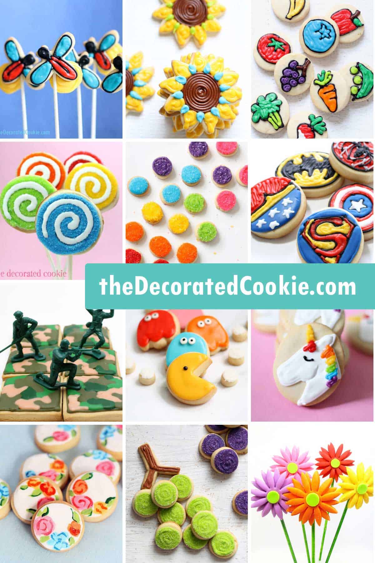 cookie collage from theDecoratedCookie.com