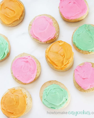 sour cream cookies with buttercream frosting