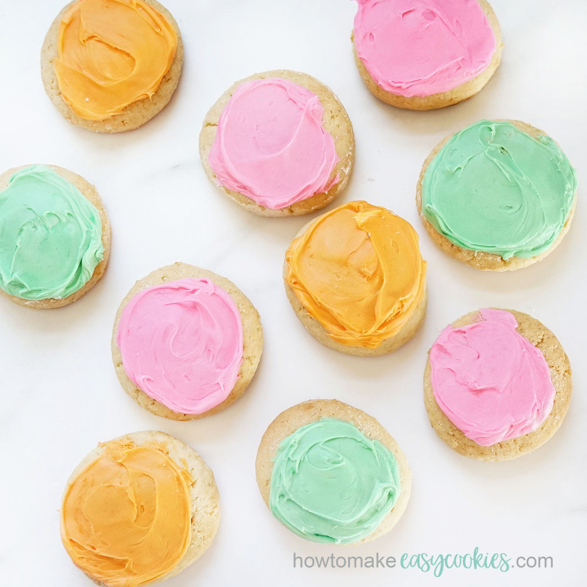 sour cream cookies with buttercream frosting 