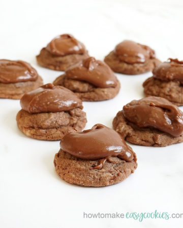 chocolate texas sheet cake cookies with frosting