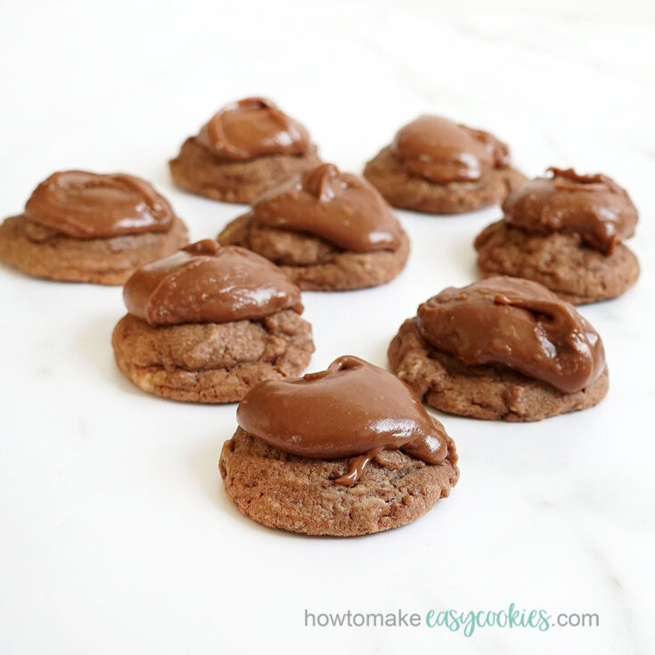 chocolate texas sheet cake cookies with frosting
