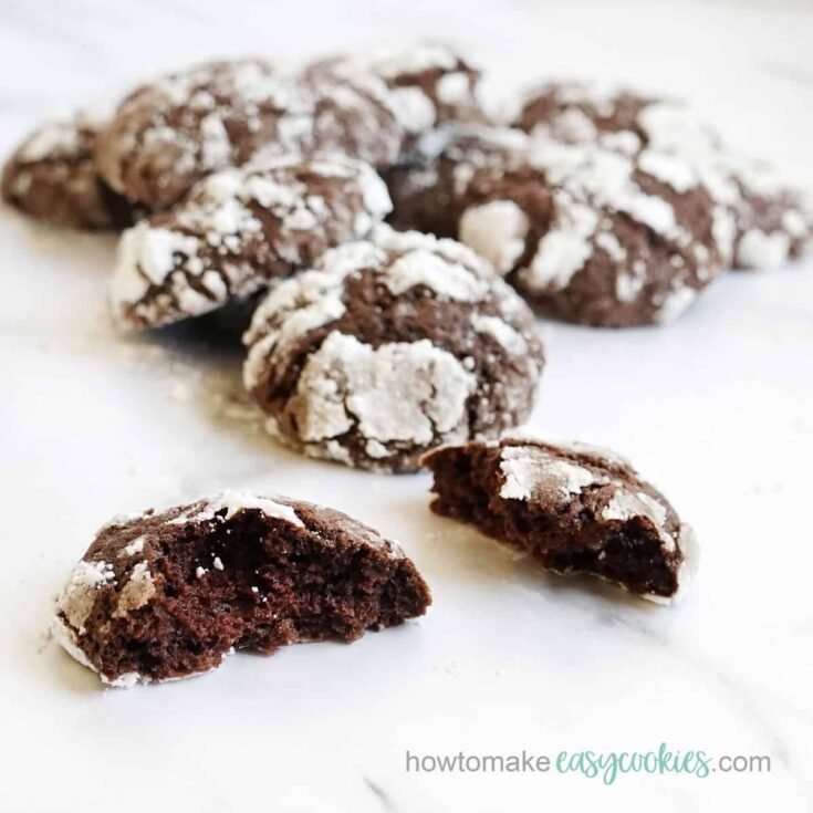 chocolate crinkle cookies