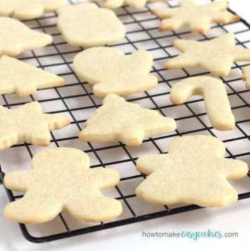 cut out Christmas cookies cream cheese sugar cookie recipe