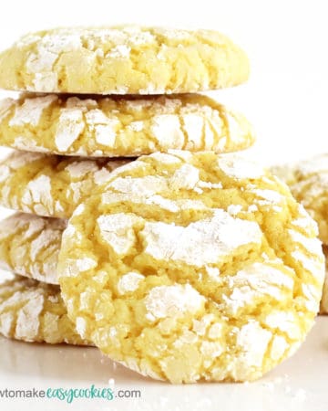 lemon cake mix cookies recipe image