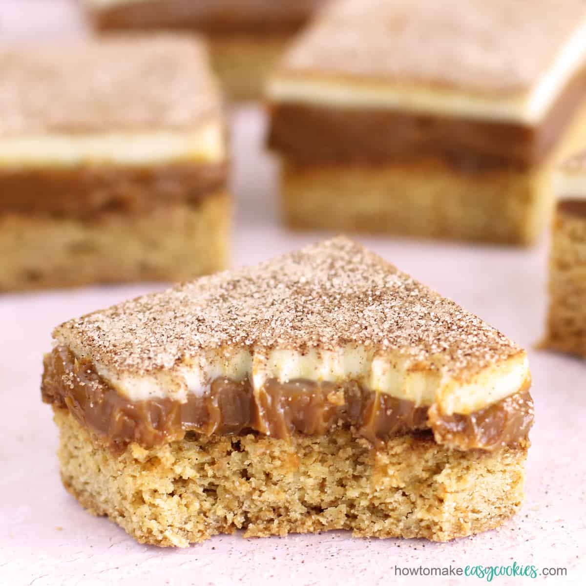 dulce de leche snickerdoodle bars cake mix recipe