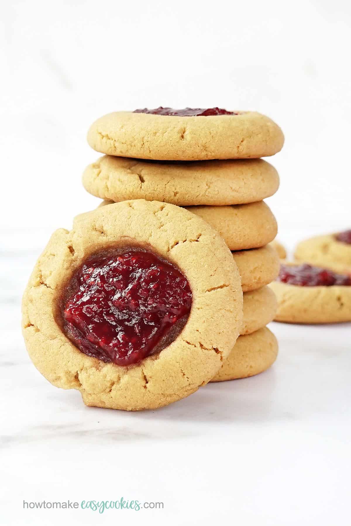peanut butter and jelly cookie recipe with jam