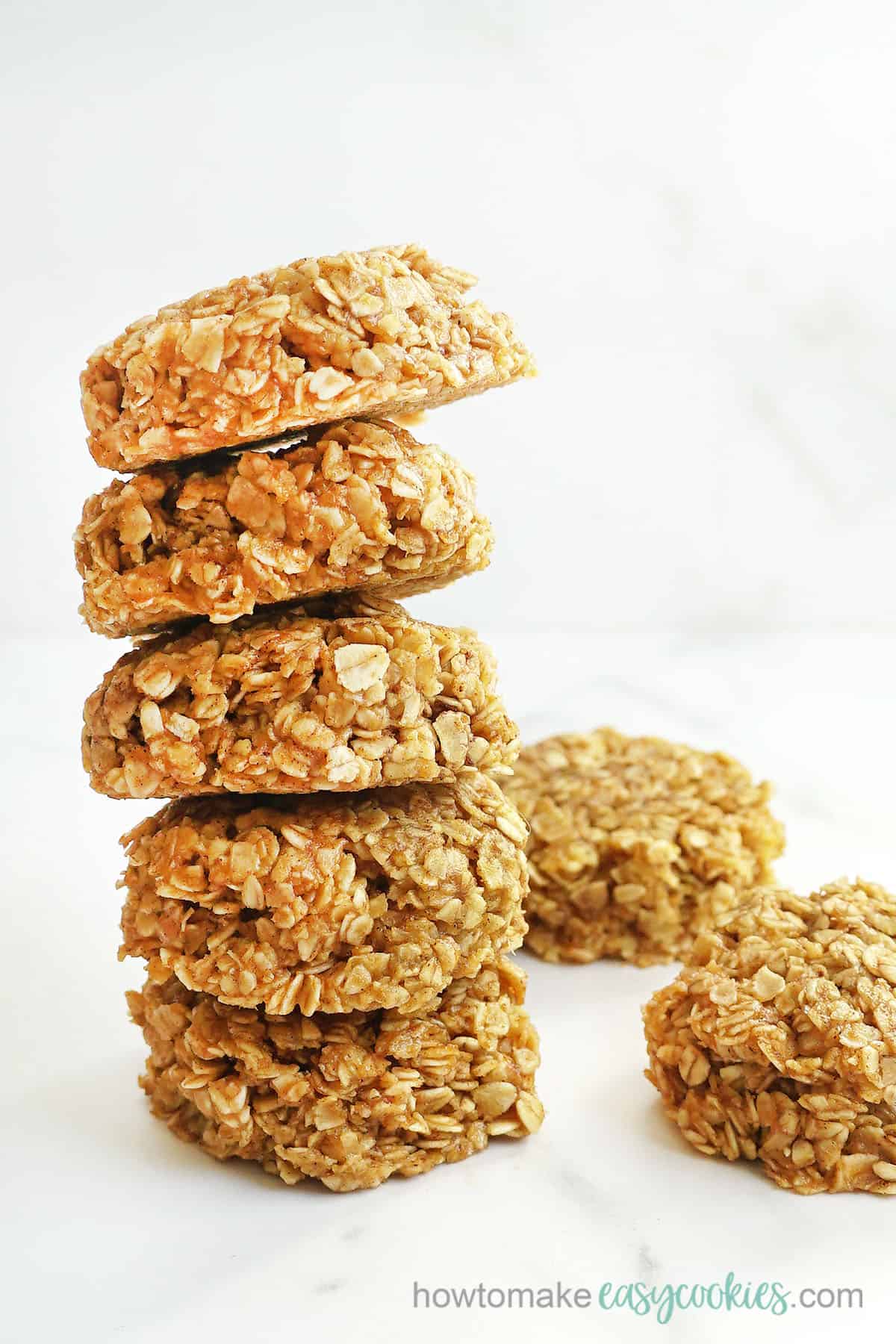 pumpkin spice no bake cookies with oatmeal