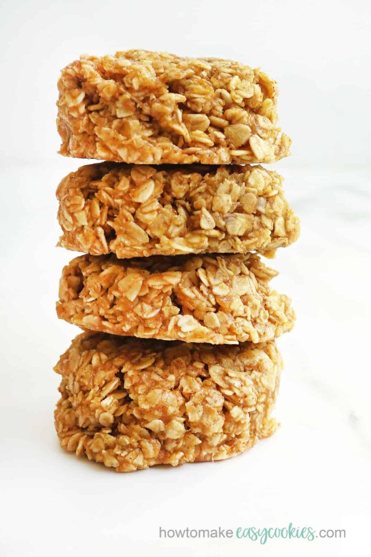 no bake pumpkin spice cookies with oatmeal