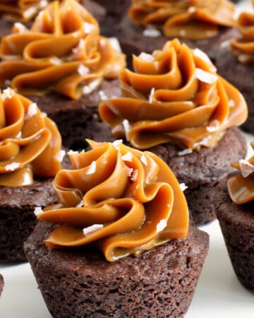 salted caramel cookie cups