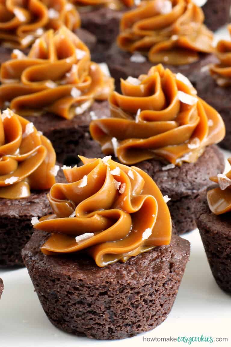 salted caramel cookie cups