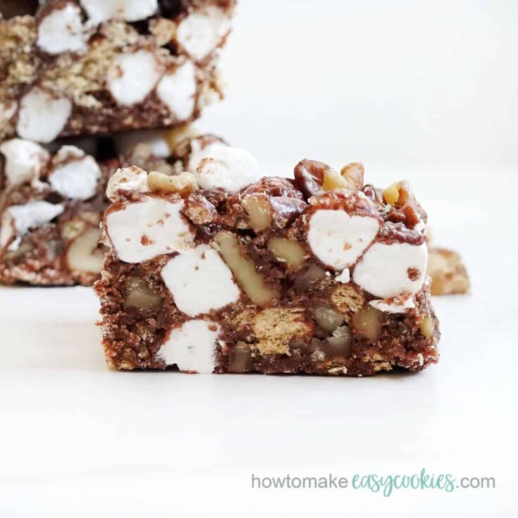 marshmallow-filled Rocky Road or s'mores bars