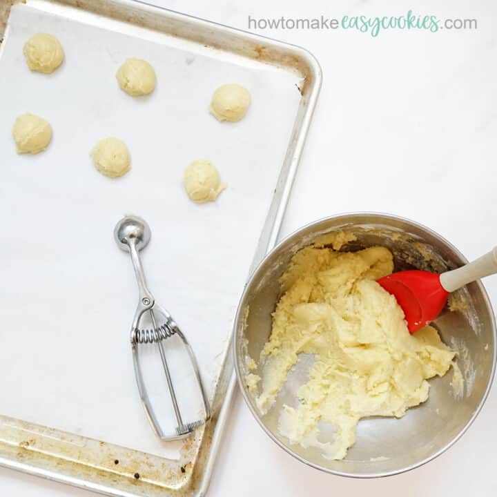 BEST White cake mix cookies -- 3 ingredient, easy cookie recipe