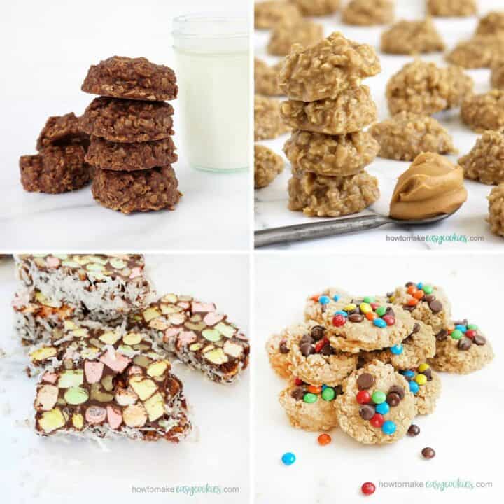 10 EASY no bake cookies -- delicious recipes without the oven