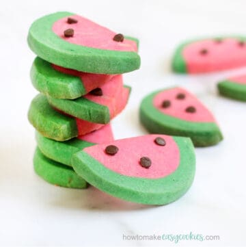 refrigerated watermelon slice and bake cookies for summer