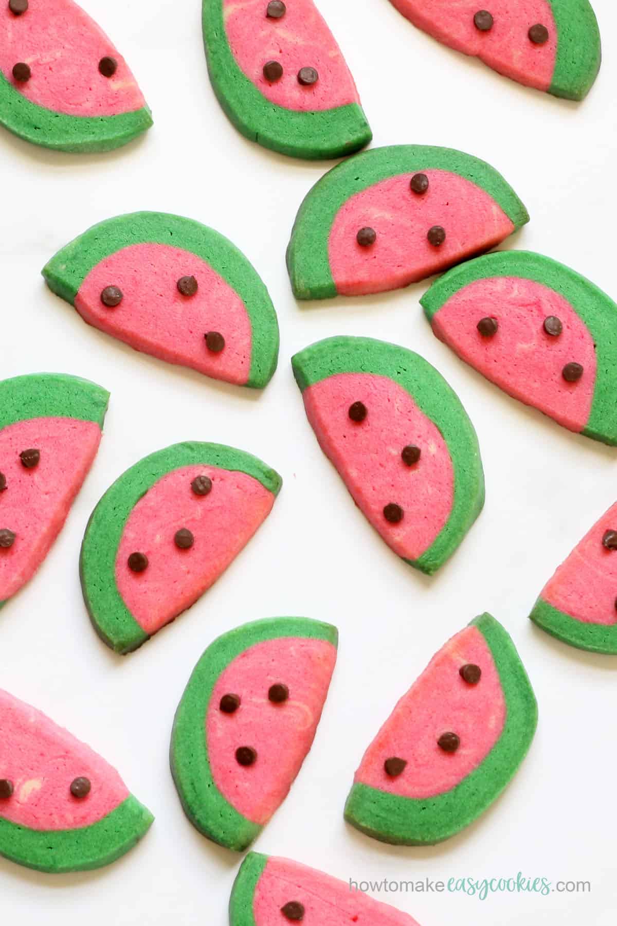 refrigerated sugar cookies that look like watermelon